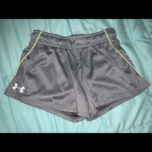 Girls under armor shorts